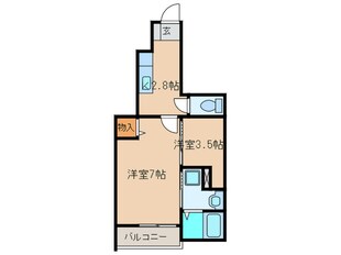 サンス－シの物件間取画像